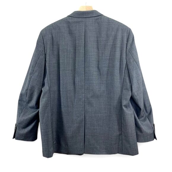 Ralph Lauren Blazer Men 48R Sport Coat Jacket 100% Wool 2 Button Gray Wedding - Picture 2 of 9